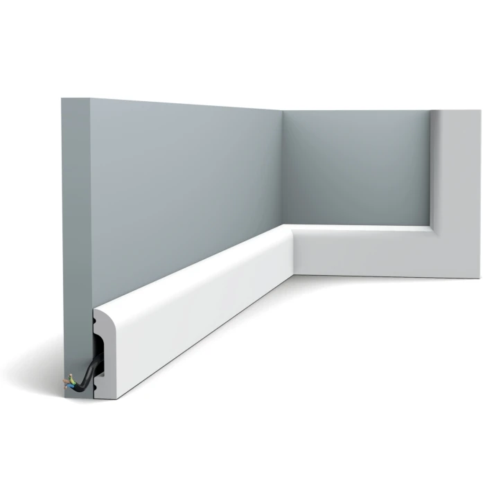 Плинтус Orac Decor (2000x50x13) Белый SX182 Cascade