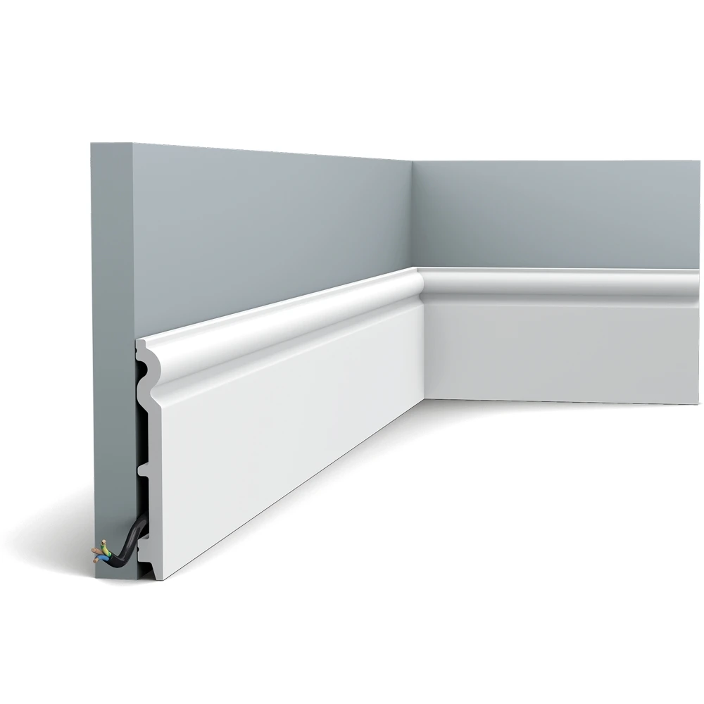 Плинтус Orac Decor (2000x138x15) Белый SX138
