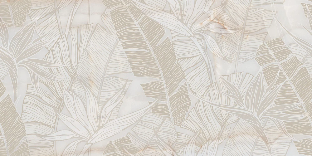 Керамогранит Art Ceramic Rivanta Beige Decor Glossy 60x120 см
