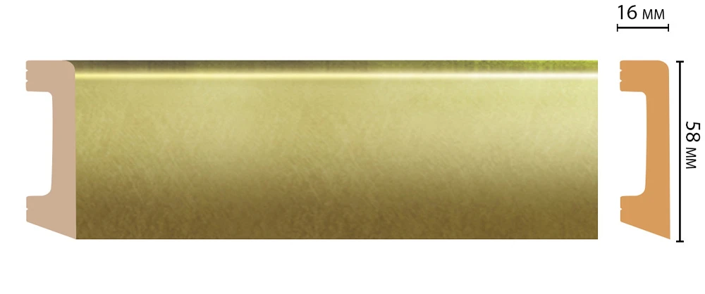 Плинтус Decomaster (2400x58x16) D234-374