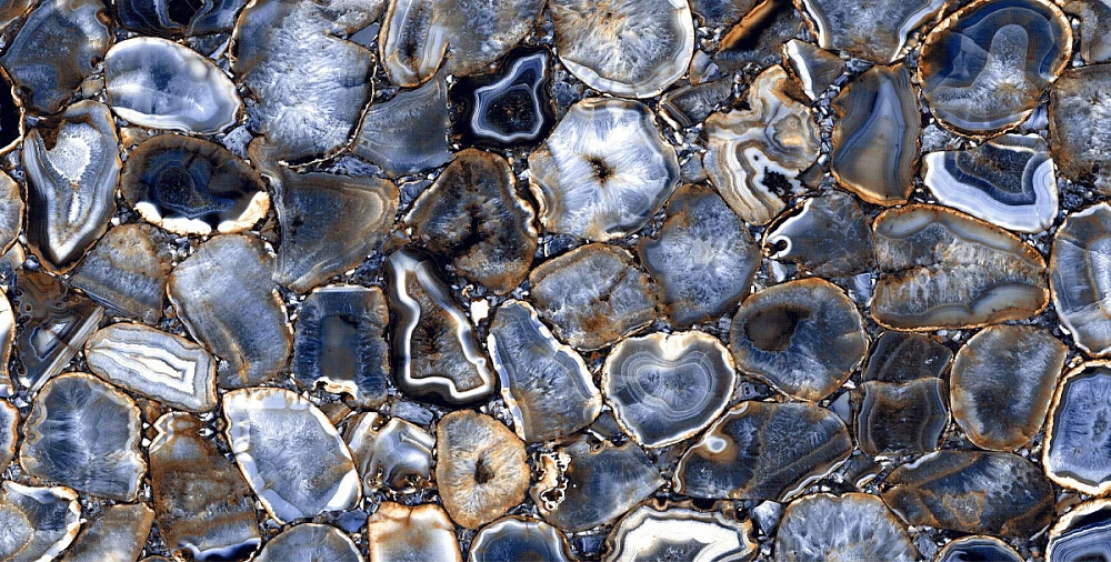 Керамогранит Staro Palacio Rock Azul High Glossy 60x120 см