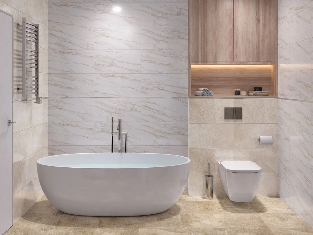 Плитка настенная Global Tile Surprise Бежевый 30x60 см (GT194VG)